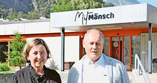 Engagiert. Vereinspr&auml;sidentin Nicole Ruppen und Direktor Daniel Abgottspon setzen sich f&uuml;r  Menschen mit einer Beeintr&auml;chtigung ein.