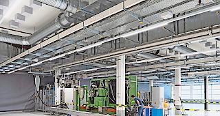 Noch viel Potenzial. Im 4000 Quadratmeter grossen Neubau will Scintilla neue Fertigungstechnologien f&ouml;rdern und alte Materialfl&uuml;sse entflechten.