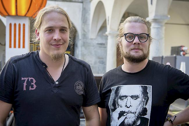 Benjamin Martig (25), Visp, und Johannes R. Millius (29), Bern.