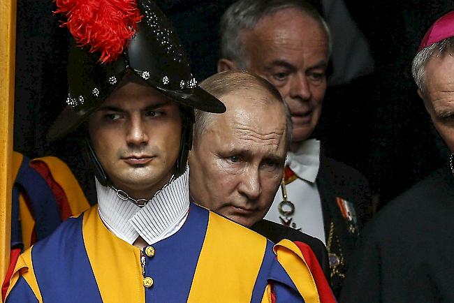 Putin im Vatikan. Eines der heiklen Themen zwischen Moskau und dem Vatikan ist die Ukraine.