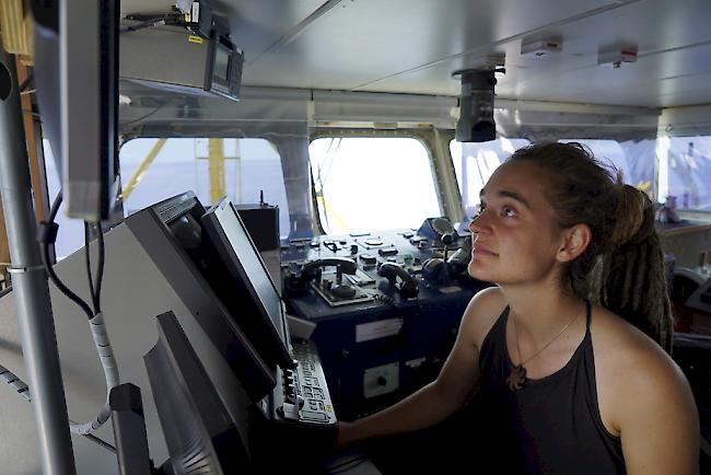 Kapitänin Carola Rackete hat 2016 beschlossen, sich der deutschen NGO Sea-Watch anzuschliessen.