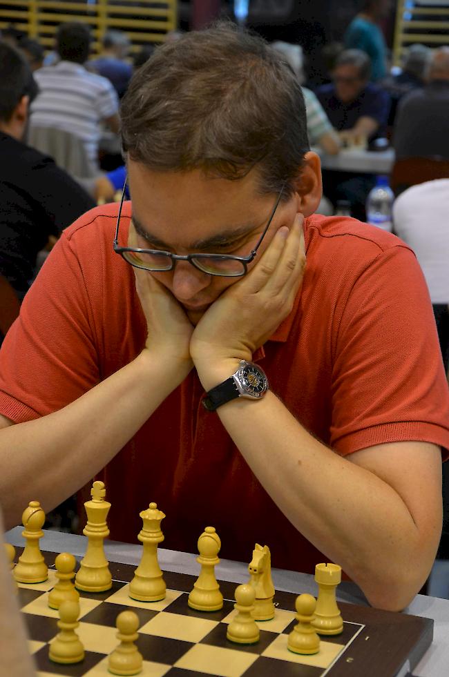 Der Natischer Frank Salzgeber erreichte im Meisterturnier gegenSrdjan Zakic (Nr. 8) ein beachtliches Unentschieden.