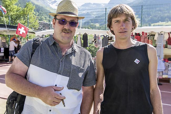 Patrick Kuonen (46), Leuk, und Martin Noti (41), Inden.