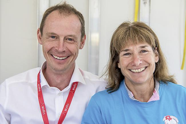 Christian Studer (49) und Jane Dubach (54), Leukerbad.