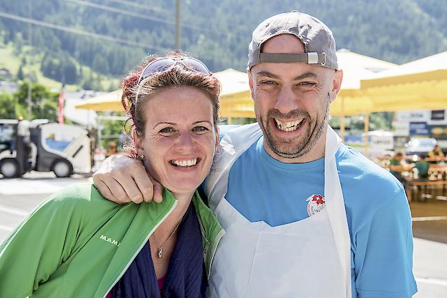 Sybille Amoos (46), Glis, und Ivan Lauber (45), Zermatt.