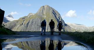 Der Wanderweg beim Nufenenstock musste im Sp&auml;tsommer 2017 aus Sicherheitsgr&uuml;nden gesperrt werden.