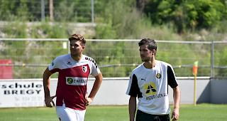 Finalgegner. Salgeschs Natal Montani (links) und Brig-Glis Patrick Schmidt.