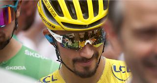 B&uuml;sste Zeit ein, bleibt aber Leader: der Franzose Julian Alaphilippe.
