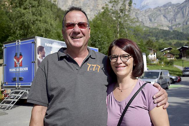 Bruno Kalbermatten (59) und Petra Allet (45) aus Varen.