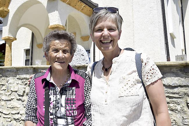 Anna (85) und Manuela (52) Werlen aus Ferden.