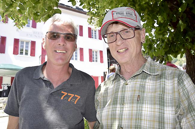 Philipp Imboden (55) aus Inden und Renald Allet (68) aus Leukerbad.