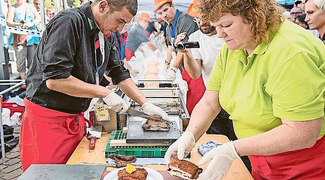 In Altstätten wurde vor drei Jahren das längste Cordon bleu der Welt hergestellt.