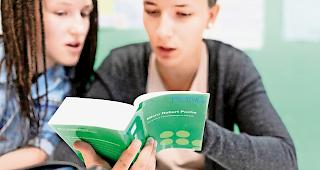 Theorie und Praxis. An einem Tag in der Woche besuchen die Praktikanten die Sprachschule.Symboldbild&nbsp;Keystone