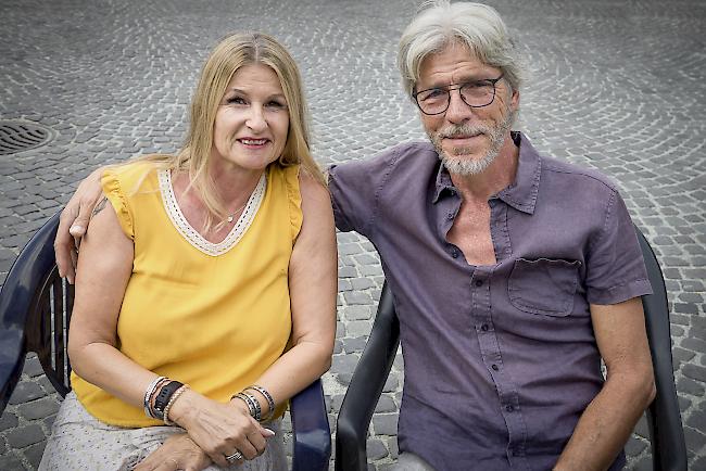Jacqueline (54) und Remo (58) Kreuzer, Gamsen.