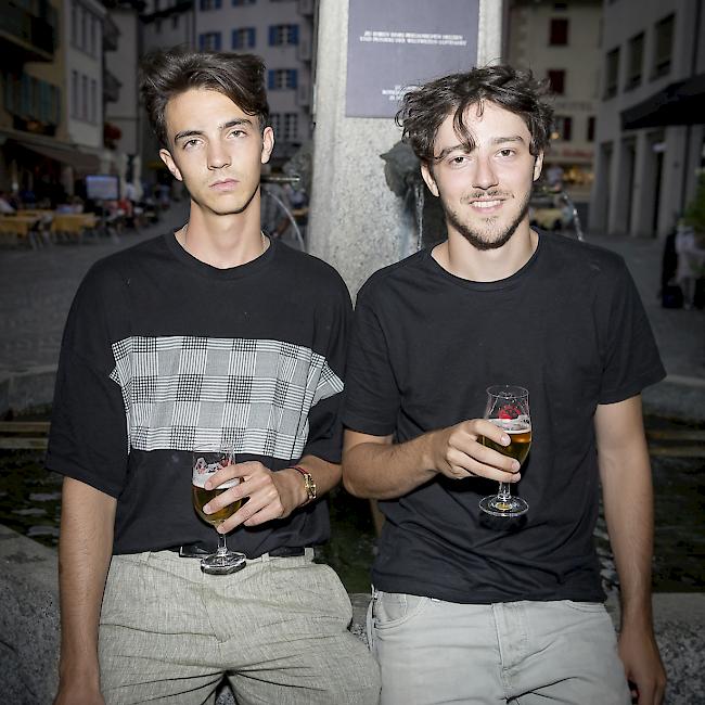 Alessandro Grand (21), Zermatt, Silvan Truffer (22), St. Niklaus.