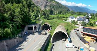 In den kommenden Wochen wird der A9-Gamsentunnel nachts wie auch tags&uuml;ber mehrmals gesperrt. Der Verkehr wird &uuml;ber die Kantonsstrasse umgeleitet.