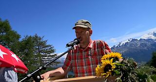 B&uuml;rchens Pr&auml;sident Philipp Zenh&auml;usern bedankte sich bei den zahlreich erschienenen G&auml;sten.