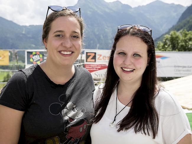 Carol Stocker (24) aus Eyholz und Sandra Henzen (23) aus Simplon Dorf.