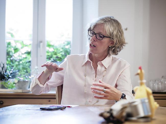 Die Zermatter Gemeindepräsidentin Romy Biner-Hauser im Gespräch.