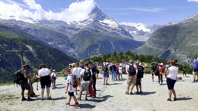 Alle zwei Jahre organisiert der Kiwanis Club Zermatt ein Treffen mit leukämiekranken Kindern aus Belgien.