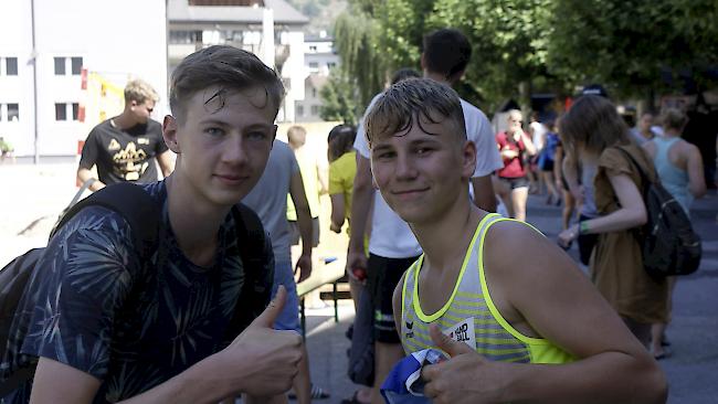 Julian Hämmerli (17) und Mirjan Aperstek (16), Aargau.