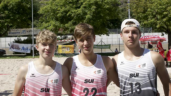 Seya Grau (15), Sirio Crippa (17), Janis Wiedercher (15), Bern.