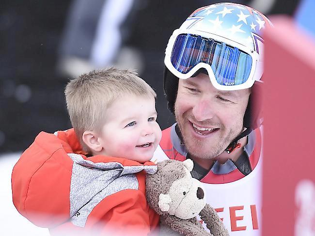 Der ehemalige US-Skistar Bode Miller freut sich über zusätzlichen Nachwuchs.