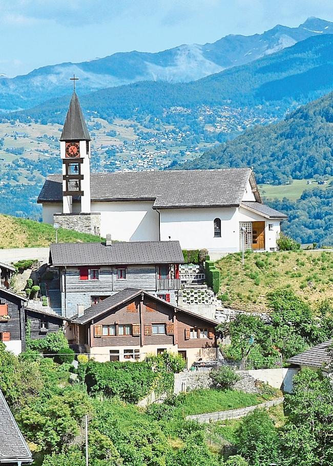 Die Kapelle «Sieben Freuden» in Bratsch.