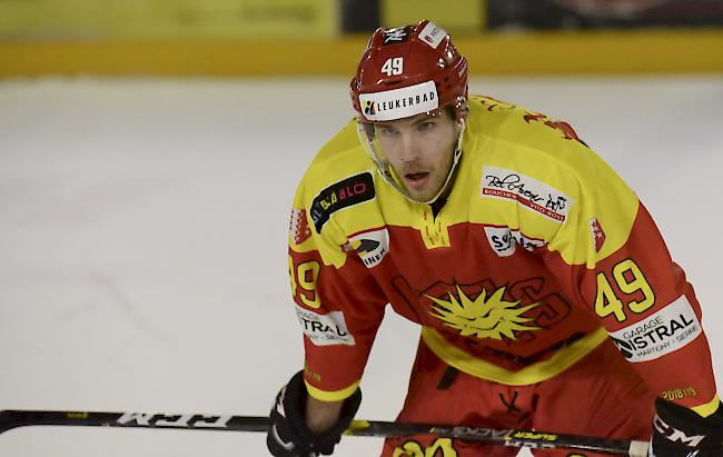 Maxime Montandon und der HC Siders. Im dritten Test gabs die zweite Niederlage. Foto WB