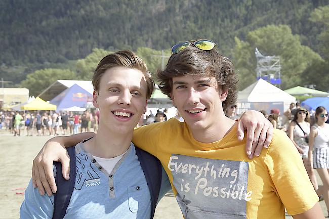 Philip Schmidt (18) und Noah Elsig (19), Salgesch.