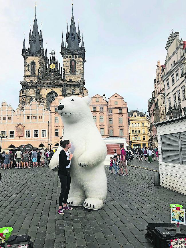 Angela Schnyder in Prag.