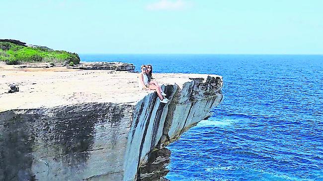 Anne Winterhalter und Melanie Hausammann in Australien (von links).