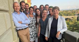 Bundesr&auml;tin Viola Amherd lud den Vorstand und die Gesch&auml;ftsleiterin des Landschaftsparks Binntal nach Bern ein.