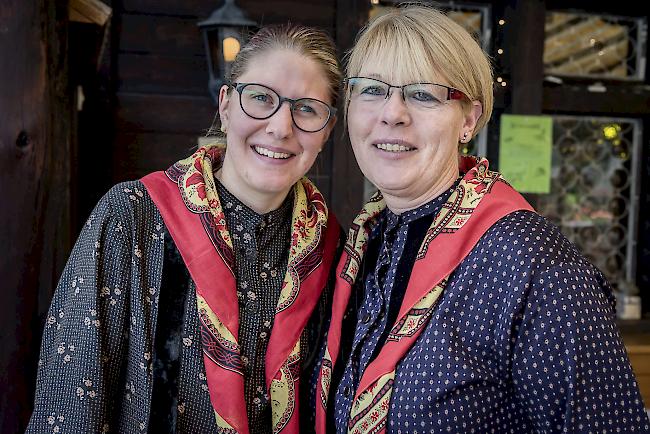 Aurelia Bumann (18) und Benita Zurbriggen (56), Saas-Fee.