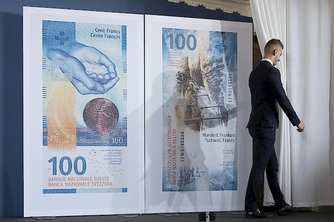 Neue 100er-Banknote: Insgesamt 15 Sicherheitsmerkmale, ab 12. September im Umlauf.