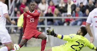 In der Startelf.&nbsp;Edimilson Fernandes durfte gegen Gibraltar von Beginn weg ran. Foto Keystone