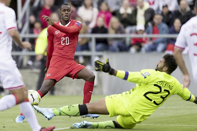 In der Startelf. Edimilson Fernandes durfte gegen Gibraltar von Beginn weg ran. Foto Keystone