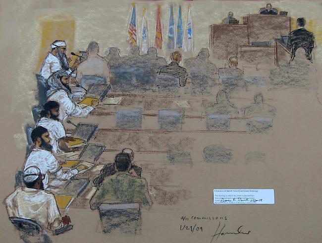 In der Haftanstalt Guantánamo Bay sind für September zahlreiche Anhörungen angesetzt - auch am Jahrestag der Anschläge vom 11. September 2001.