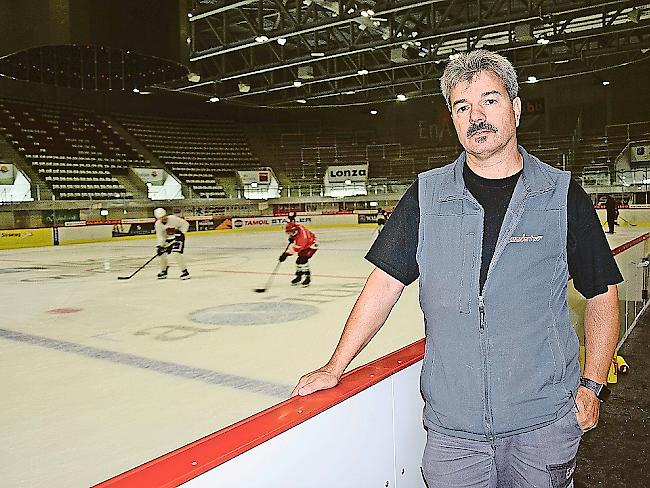 Fredy Wasmer ist als Eismeister zuständig für den Bereich «Eis und Events».