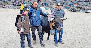 Mitglied des Siegertrios. &laquo;Schwitzon&raquo; von Lucien Carthoblaz aus dem welschen Beuson.