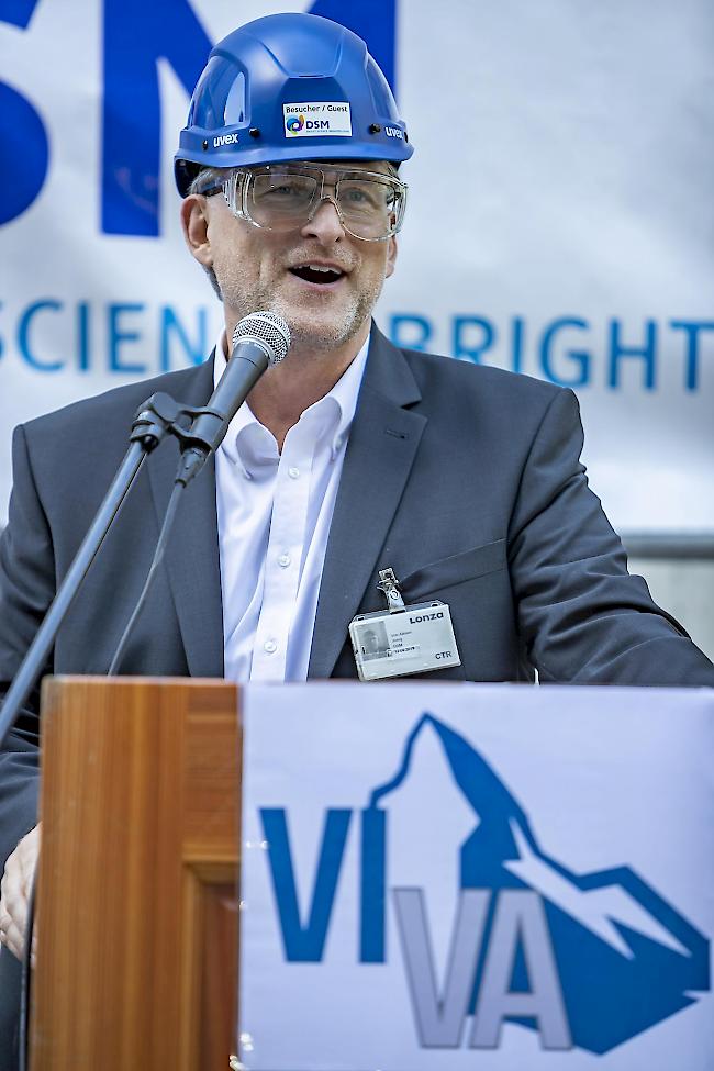 Die neue Anlage trägt den Namen VIVA (Vitamine Valais). Gesamtprojektleiter Jörg von Allmen.