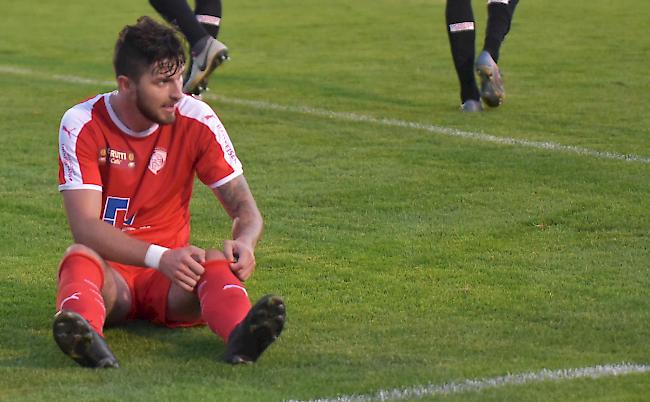 Vitezslav Hrdlicka und der FC Naters Oberwallis, ein spätes Gegentor und die dritte Saisonniederlage.