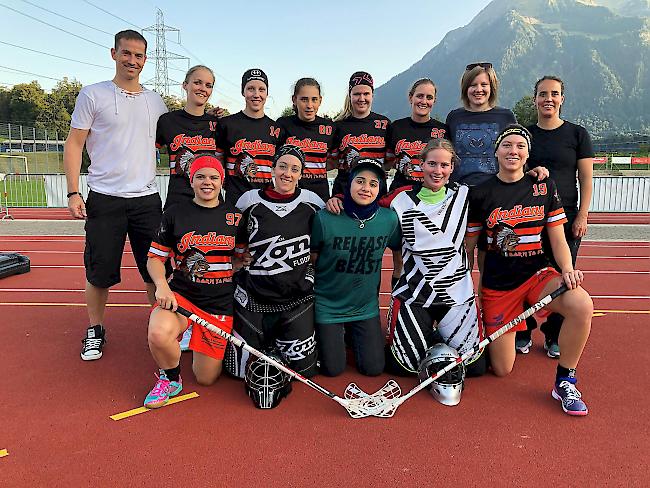 Das Damenteam des UHC Naters-Brig spielte sich am Sonntag mit einem Sieg gegen Krattigen im Schweiter Ligacup eine Runde weiter. 