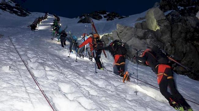 Der Kanton unterstützt «Oberwalliser und Unterwalliser Patrouillen» an der Patrouille des Glaciers 2020 finanziell.