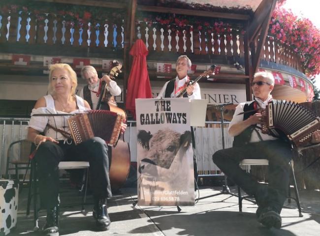 Impressionen vom Eidgenössischen Volksmusikfest in Crans-Montana.