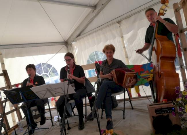 Impressionen vom Eidgenössischen Volksmusikfest in Crans-Montana.