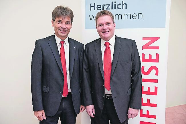 Gerald Oggier (50), Salgesch, und Jochen Bumann (48), Saas-Fee.