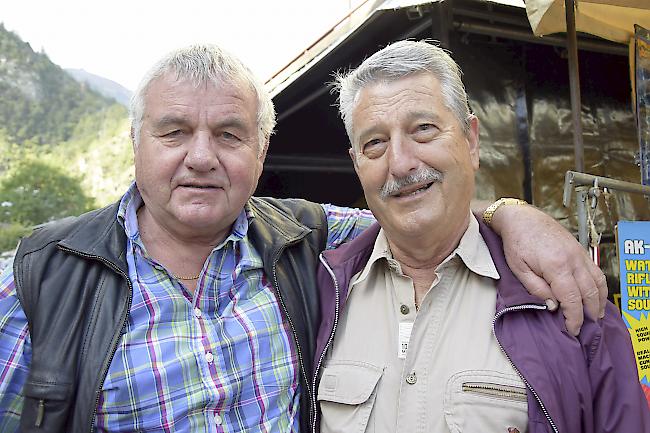 Arthur Kuonen (68), Ernen/Zürich, und Charly Brun (73), Oberrieden ZH.