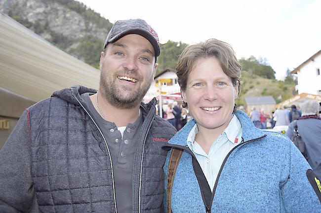 Riggi (43) und Ribanna Grichting (39), Leukerbad.