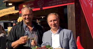 Blaise Maitre, Dienststelle f&uuml;r Landwirtschaft und Edi Henriet, Direktor des Regionalverbands der Z&uuml;chter des Aostatals.